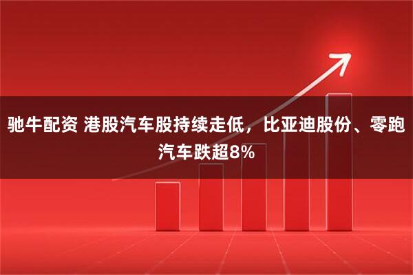 驰牛配资 港股汽车股持续走低，比亚迪股份、零跑汽车跌超8%